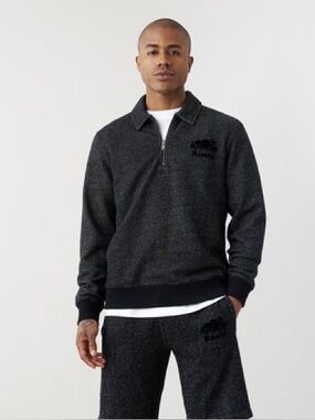 Roots Organic Polo zip pullover